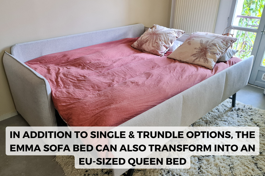 emma sofa bed as double